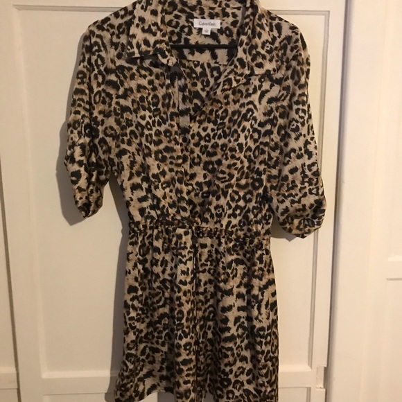 Calvin Klein Cheetah Tunic - Picture 6 of 7